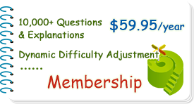 Membership, Chinese National Curriculum, 
10,000+ Questions & Detailed Explanations, Dynamic Difficulty Adjustment, Instant Teacher/Parent Access